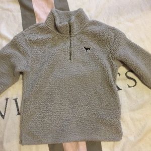 PINK Sherpa Quarter Zip